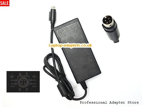 UK £23.40 Genuine GVE GM95-240400-F AC/DC/Adapter 24v 4.0A Power Supply Round with 4 Pins