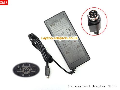 UK £29.58 Genuine GM152-2400625-F AC Adapter for GVE 24v 6.25A 150W Power Supply Round 4 Pins