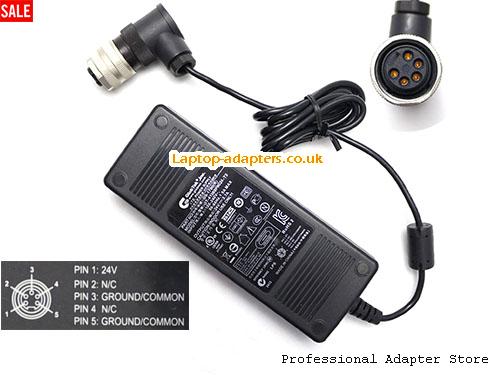  GS-1790(R) AC Adapter, GS-1790(R) 24V 3.7A Power Adapter GlobTek24V3.7A88.8W-5HOLE