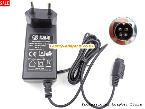  ADS-25FSG-12 12018GPG AC Adapter, ADS-25FSG-12 12018GPG 12V 1.5A Power Adapter HOIOTO12V1.5A18W-4pin-EU