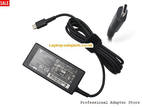  SPECTRE X360 13-W013DX Laptop AC Adapter, SPECTRE X360 13-W013DX Power Adapter, SPECTRE X360 13-W013DX Laptop Battery Charger HP15V3A45W-TYPE-C