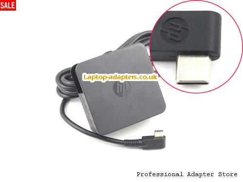  ELITE X2 1012 G1 USB-C Laptop AC Adapter, ELITE X2 1012 G1 USB-C Power Adapter, ELITE X2 1012 G1 USB-C Laptop Battery Charger HP15V3A45W-wall