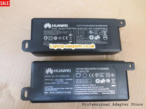  UE-POE-35 AC Adapter, UE-POE-35 54V 0.65A Power Adapter HUAWEI54V0.65A-POE35-54A