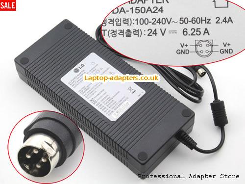 DA-150A24 AC Adapter, DA-150A24 24V 6.25A Power Adapter LG24V6.25A150W-4PIN