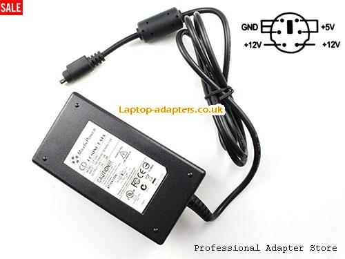 UK £14.68 Genuine MaxinPower CP1205 AC Adapter 12v 2A 5V/2A Output Round with 7 Pin Tip