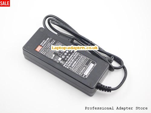  GS120A24-P1M AC Adapter, GS120A24-P1M 24V 5A Power Adapter MEANWELL24V5A120W-5.5x2.5mm