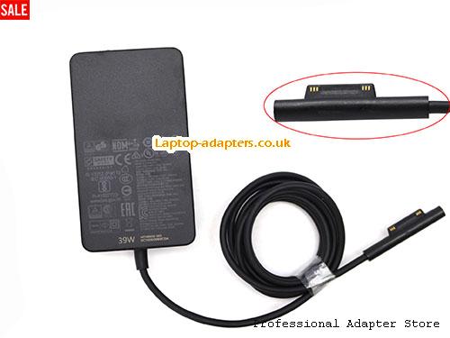UK £21.54 Genuine Microsoft 1963 39W Charger Surface Laptop Go 1943 Power Supply Adapter 15v 2.6A