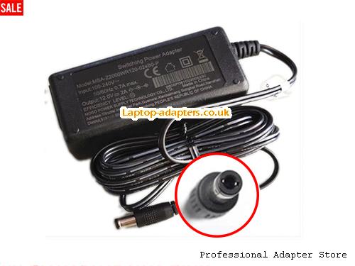 UK £17.92 Genuine MSA-Z2000WR120-024B0-P ac adapter 12v 2A Moso 24W PSU Switching Adapter