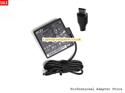  A21-100P1A AC Adapter, A21-100P1A 20V 5A Power Adapter MSI20V5A100W-TYPE-C-SQ
