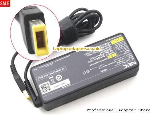  PC-VP-WP138 AC Adapter, PC-VP-WP138 20V 4.5A Power Adapter NEC20V4.5A90W-rectangle-pin