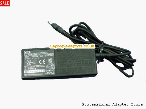  PW-WT24-05 AC Adapter, PW-WT24-05 5V 3A Power Adapter NEC5V3A15W-5.5x2.5mm