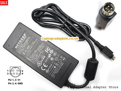  332-10781-01 AC Adapter, 332-10781-01 12V 7A Power Adapter NETGEAR12V7A84W-4PIN-SZXF