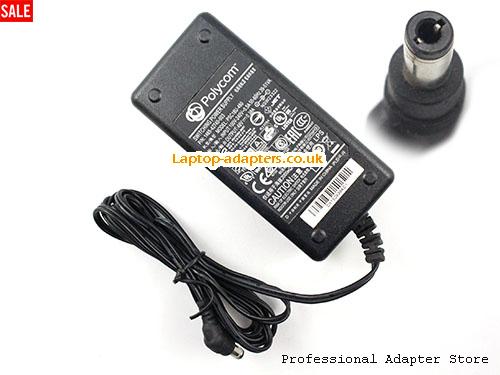  PSC18U-480 AC Adapter, PSC18U-480 48V 0.38A Power Adapter POLYCOM48V0.38A18.24W-5.5x2.5mm