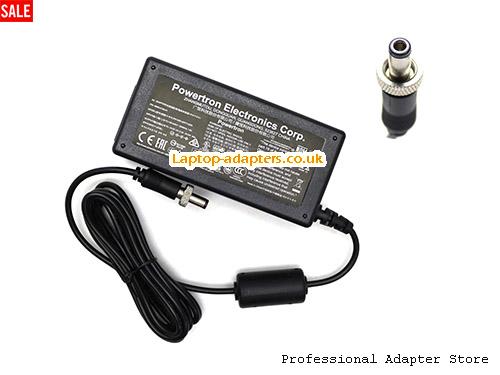  PA1050-240T1A200 AC Adapter, PA1050-240T1A200 24V 2A Power Adapter Powertron24V2A48W-5.5x2.5mm-Metal