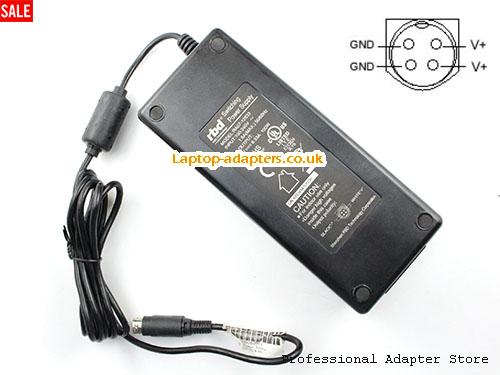 UK £34.49 Genuine Rbd RA07-12833 Switching Power Supply 12V 8.33A AC Adapter Round with 4 Pin