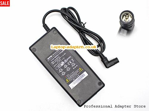 UK £21.88 Genuine Sans SSLC084V42 Li-ion Battery Charger 42.0v 2.0A 84W Power Supply Round with 1 Pin Tip
