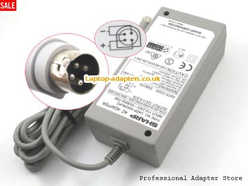 UK £25.88 Genuine Sharp E6B27D ac adapter UADP-A043WJPZ 12v 6.67A 4 Pin Grey Power Supply