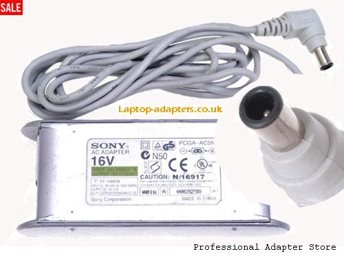  PCGA-AC16V2 AC Adapter, PCGA-AC16V2 16V 2.5A Power Adapter SONY16V2.5A40W-6.5x4.0mm-W