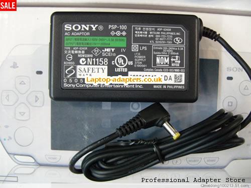  PSP-380 AC Adapter, PSP-380 5V 2A Power Adapter SONY5V2A10W-4.0x-1.7mm
