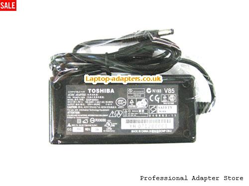  PA1200U-1ACA AC Adapter, PA1200U-1ACA 12V 4A Power Adapter TOSHIBA12V4A48W-5.5x2.5mm