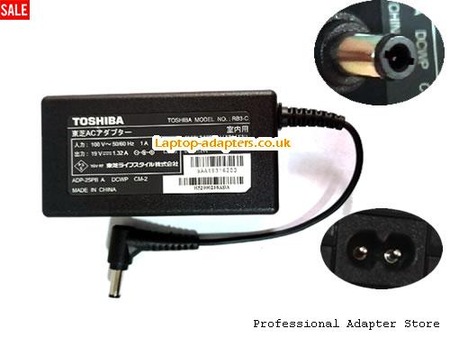  VC-RCX1 Laptop AC Adapter, VC-RCX1 Power Adapter, VC-RCX1 Laptop Battery Charger TOSHIBA19V1.32A25W-5.5x2.5mm-min