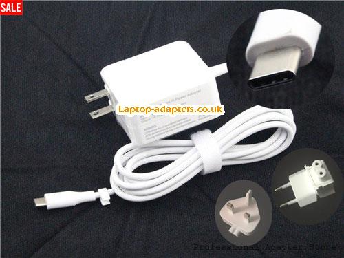 UK £21.55 Universal A290C Ac adapter 14.5V 2A ,9V 3A,5.2V 3.4A Type C tip for Apple A1534 A1540