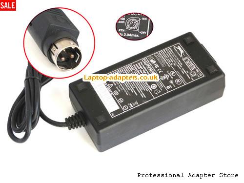  TG-7601-ES AC Adapter, TG-7601-ES 24V 3.125A Power Adapter YEAR24V3.125A75W-3pin