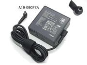 ASUS 90W Charger, UK Genuine Asus A19-090P2A Ac Adapter 19v 4.74A 90W Square Power Adapter
