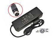 EDAC 142.5W Charger, UK Genuine EDAC EA11603 AC Adapter 19v 7.5A 142.5W Power Supply Round With 4 Pins