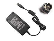 EDAC 24V 2.1A AC Adapter, UK Genuine EDAC EA1050D-240 AC Adapter For Printer 24v 2.1A Round With 3 Pin