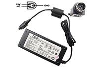 FDL 24V 2.5A AC Adapter, UK Genuine FDL PRL0602U-24 AC Adapter 24v 2.5A Round With 3 Pin For Label Printer