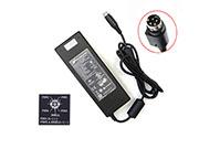FSP 90W Charger, UK Genuine FSP FSP090-DMAB2 Switching Power Adapter 24v 3.75A Round With 4 Pins