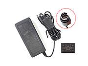 GVE 24V 2.5A AC Adapter, UK Genuine GM60-240250-F AC Adapter For GVE 24.0v 2.5A 60W Power Supply With 4 Pins