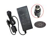 GVE 90W Charger, UK Genuine GM96-240375-F AC Adapter 24v 3.75A 90W Power Supply Round With 4 Pins