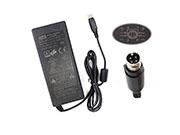 Genuine GM130-2400500-F AC/DC Adapter for GVE 24v 5.0A Power Supply Round with 4 Pins GVE 24V 5A Adapter