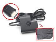 HP  20v 2.25A ac adapter, United Kingdom HP Spectre 13 Elite x2 1012 45W TYPE-C USB-B Tablet Adapter TPN-LA06  860210-850