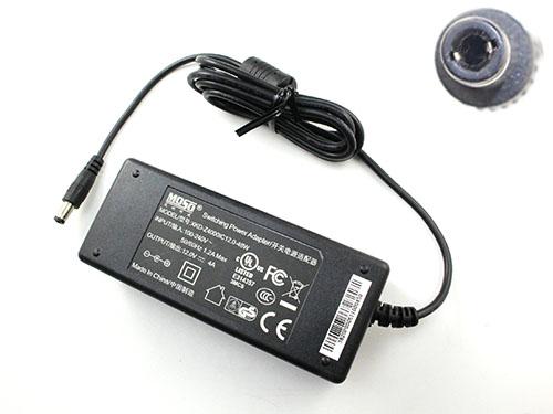 MOSO 12V 4A AC Adapter, UK Genuine Moso XKD-Z4000IC12.0-48W Swithing Power Adapter 12.0v 4A 48W