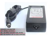 POSIFLEX 12V 6.6A AC Adapter, UK Genuine Posiflex EA10953A Ac Adapter 12v 6.6A 80W Power Supply 4 Pin