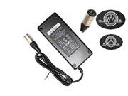 Genuine Sans SSLC084V42 Li-ion Battery Charger for Electric scooter Round with 3 Pins SANS 42V 2A Adapter