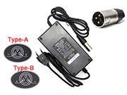 SANS 54.6V 2.0A AC Adapter, UK EU Genuine Electric Bikes Sans SSLC109V55 Li-ion Battery Charger 54.6v 2.0A 3Pins