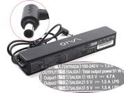 SONY 92W Charger, UK Genuine New Slim Adapter VGP-AC19V26 VGP-AC19V28 VGP-AC19V50 VGP-AC19V51 VPCCW100C ADP-90KD A 19.5V 4.7A For SONY VAIO VPCS1 VGN-Z VGN-Z Laptop