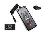 ST 72W Charger, UK Genuine ST SHC-8100LC 36V 2A 72W Li-ion Battery Charger For Electric Bikes 5 Pins