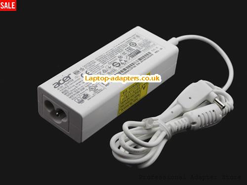  Image 1 for UK Genuine N13-045N2A Adapter Charger for ACER TMP236 TMP236-M-547R Aspire V3 V3-331 V3-371 Series White Laptop Adapter Charger -- ACER19V2.37A45W-3.0x1.0mm-W 
