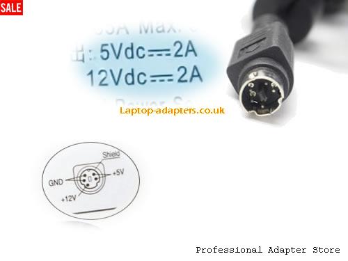  Image 5 for UK £22.72 APD DA-30C01 Adapter 12V 2A 24W 5v 2A 5pin for HDD External Enclosure 