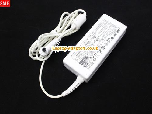  Image 1 for UK £21.92 Genuine 19V 3.42A 65W White Adapter Charger for ASUS K550 A550c X452EA X552ea R33030 N17908 V85 