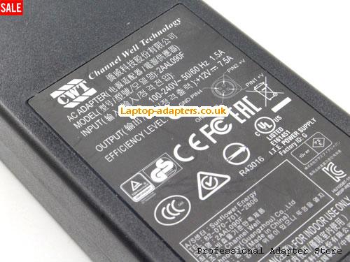  Image 4 for UK £24.69 Genuine CWT 2AAL090F AC Adapter 12v 7.5A 90W Power Supply 