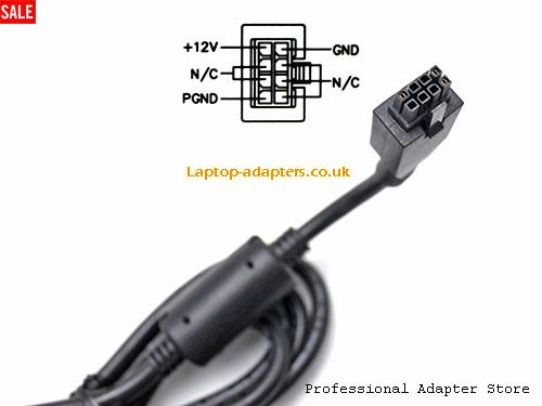  Image 5 for UK £23.49 GEnuine Delta ADP-66CR A AC/DC Adapter 12v 5.5A 66W Power Supply Molex 8 Pins 