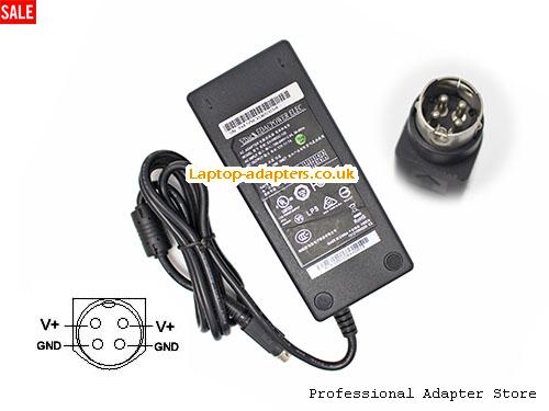  Image 1 for UK £26.34 Genuine EDAC 12V 7A AC Adapter EA10953C-120 84W 4 Pins Power Supply SPAG98334 
