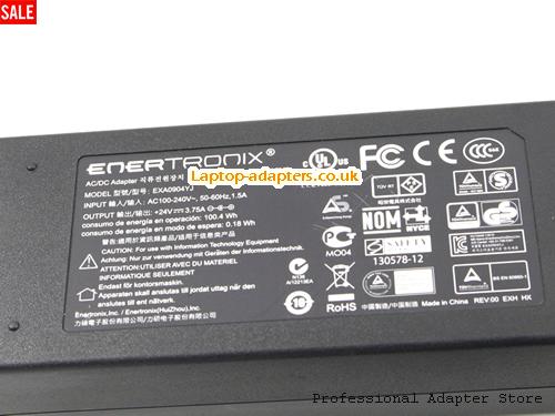  Image 3 for UK £17.29 ENERTRONIX EXA0904YJ 24V 3.75A 90W Ac Adapter 