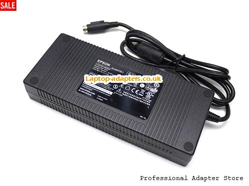  Image 2 for UK £26.63 Genuine EPSON M284A AC Adapter 24v 4.2A 100W Printer Power Supply Round with 3 Pins 